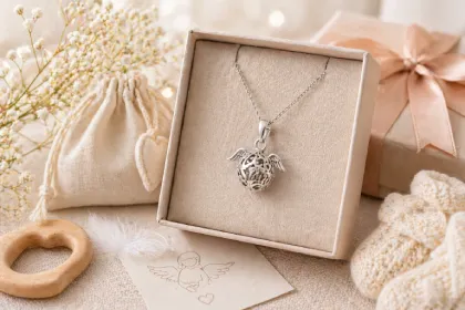 Kette mit Initialbuchstaben des Babys